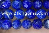 CNL1715 15.5 inches 5mm faceted round lapis lazuli beads