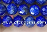 CNL1716 15.5 inches 6mm faceted round lapis lazuli beads