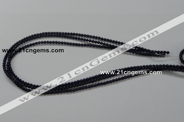 CNL201 15.5 inches 3mm round natural lapis lazuli beads wholesale