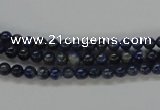 CNL202 15.5 inches 4mm round natural lapis lazuli beads wholesale