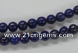 CNL205 15.5 inches 6mm round natural lapis lazuli beads wholesale