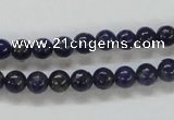 CNL206 15.5 inches 6mm round natural lapis lazuli beads wholesale