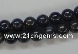 CNL207 15.5 inches 8mm round natural lapis lazuli beads wholesale