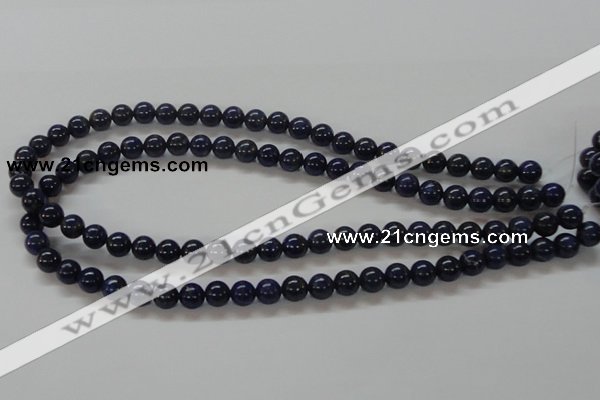 CNL209 15.5 inches 8mm round natural lapis lazuli beads wholesale