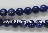 CNL210 15.5 inches 8mm round natural lapis lazuli beads wholesale