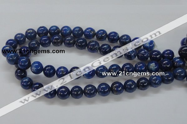 CNL228 15.5 inches 14mm round natural lapis lazuli beads wholesale