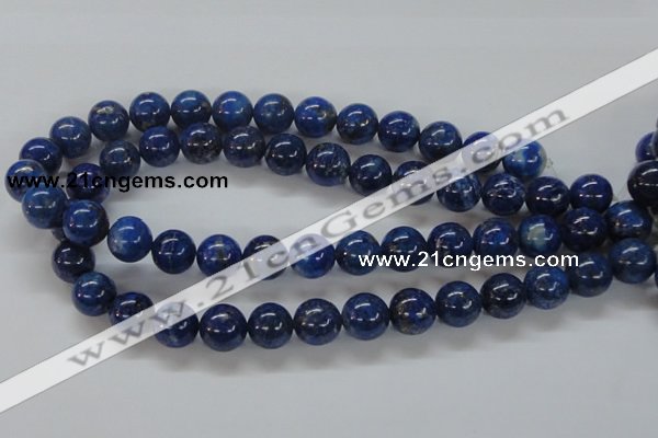 CNL228 15.5 inches 14mm round natural lapis lazuli beads wholesale