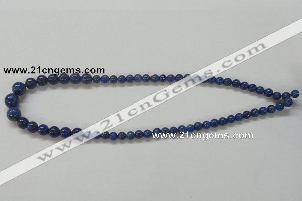 CNL233 15.5 inches multi-size round natural lapis lazuli beads wholesale