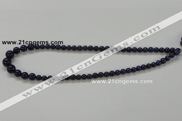 CNL234 15.5 inches multi-size round natural lapis lazuli beads wholesale