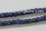 CNL238 15.5 inches 6*8mm bamboo shape natural lapis lazuli beads wholesale