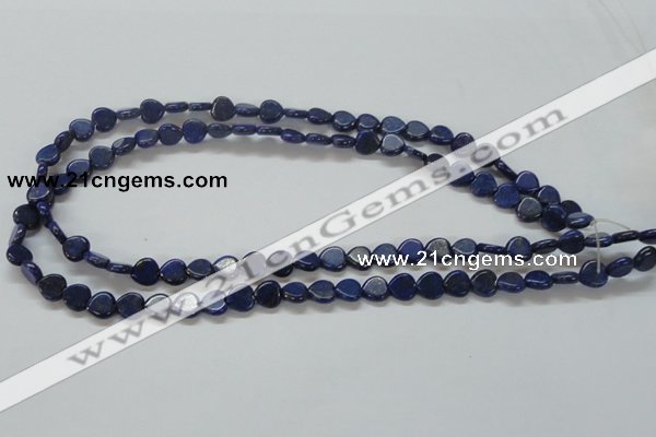 CNL242 15.5 inches 8*8mm heart natural lapis lazuli beads wholesale