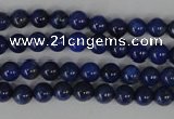 CNL401 15.5 inches 4mm round natural lapis lazuli gemstone beads