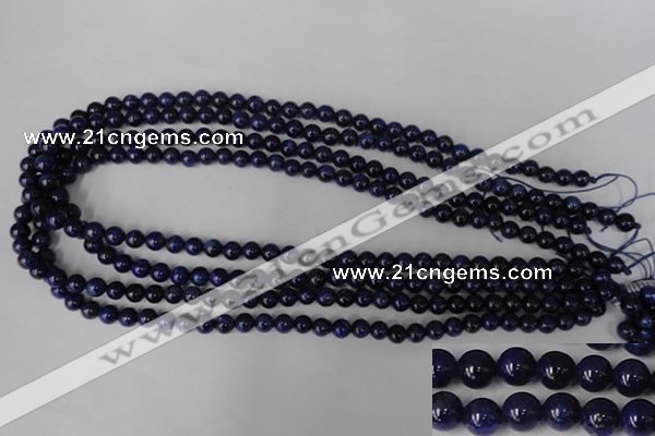 CNL402 15.5 inches 6mm round natural lapis lazuli gemstone beads