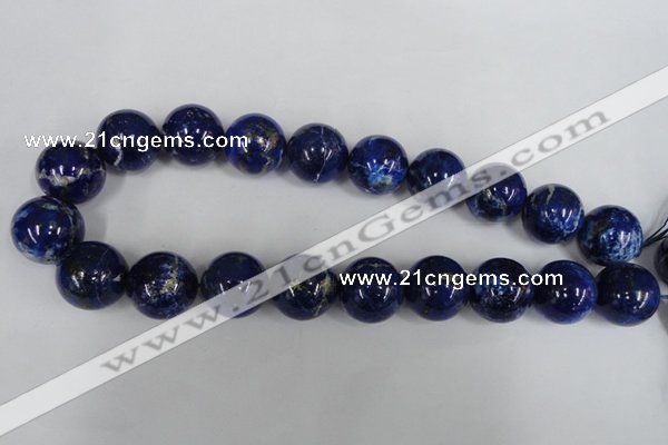 CNL410 15.5 inches 20mm round natural lapis lazuli gemstone beads