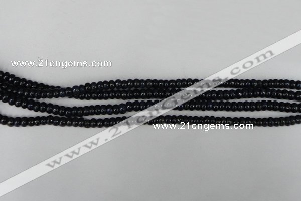 CNL421 15.5 inches 2*4mm rondelle natural lapis lazuli gemstone beads