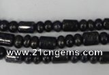 CNL434 15.5 inches 4*6mm rondelle & 6*9mm tube natural lapis lazuli beads