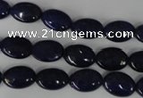 CNL479 15.5 inches 8*12mm oval natural lapis lazuli gemstone beads