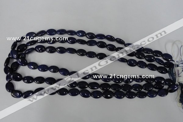 CNL479 15.5 inches 8*12mm oval natural lapis lazuli gemstone beads