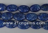 CNL480 15.5 inches 9*13mm oval natural lapis lazuli gemstone beads