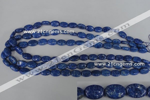 CNL480 15.5 inches 9*13mm oval natural lapis lazuli gemstone beads