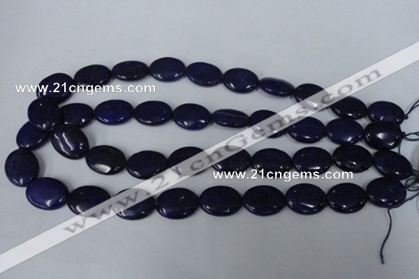 CNL484 15.5 inches 15*20mm oval natural lapis lazuli gemstone beads