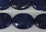 CNL485 15.5 inches 18*25mm oval natural lapis lazuli gemstone beads