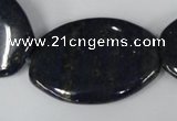 CNL487 15.5 inches 25*35mm oval natural lapis lazuli gemstone beads