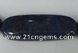 CNL489 15.5 inches 18*48mm oval natural lapis lazuli gemstone beads