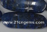 CNL490 15.5 inches 18*50mm oval natural lapis lazuli gemstone beads