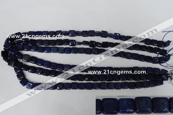 CNL510 15.5 inches 8*8mm square natural lapis lazuli gemstone beads