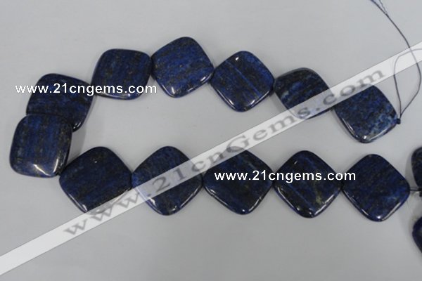 CNL528 15.5 inches 30*30mm diamond natural lapis lazuli gemstone beads