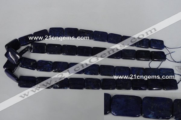 CNL534 15.5 inches 13*18mm rectangle natural lapis lazuli gemstone beads