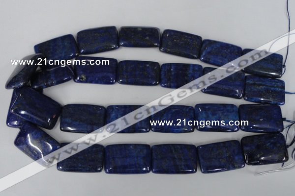 CNL537 15.5 inches 20*30mm rectangle natural lapis lazuli gemstone beads