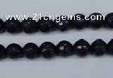 CNL602 15.5 inches 8mm faceted round natural lapis lazuli gemstone beads