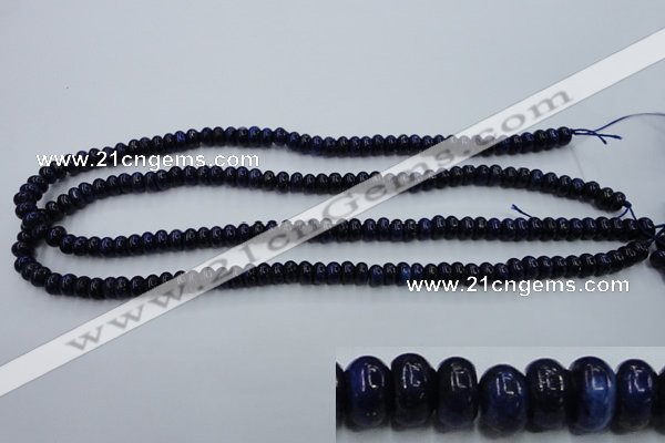 CNL610 15.5 inches 3*6mm rondelle natural lapis lazuli gemstone beads