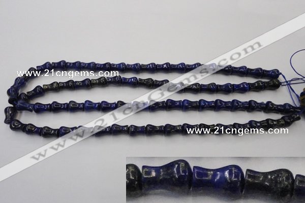 CNL630 15.5 inches 8*12mm vase-shaped natural lapis lazuli beads