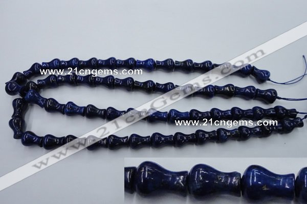 CNL631 15.5 inches 10*14mm vase-shaped natural lapis lazuli beads