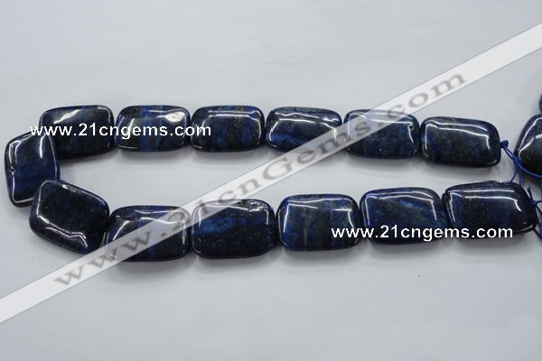 CNL672 15.5 inches 22*30mm rectangle natural lapis lazuli beads