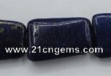 CNL675 15.5 inches 20*30mm trapezoid natural lapis lazuli beads