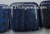 CNL685 15.5 inches 40*40mm square natural lapis lazuli beads