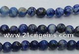 CNL711 15.5 inches 4mm round natural lapis lazuli gemstone beads