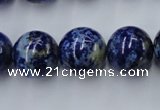 CNL718 15.5 inches 16mm round natural lapis lazuli gemstone beads