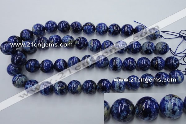 CNL718 15.5 inches 16mm round natural lapis lazuli gemstone beads