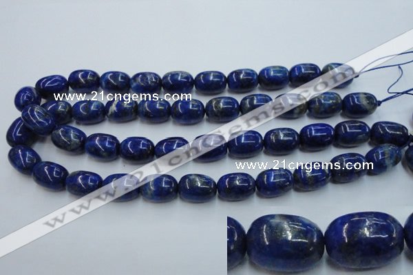 CNL728 15.5 inches 13*18mm nuggets natural lapis lazuli gemstone beads