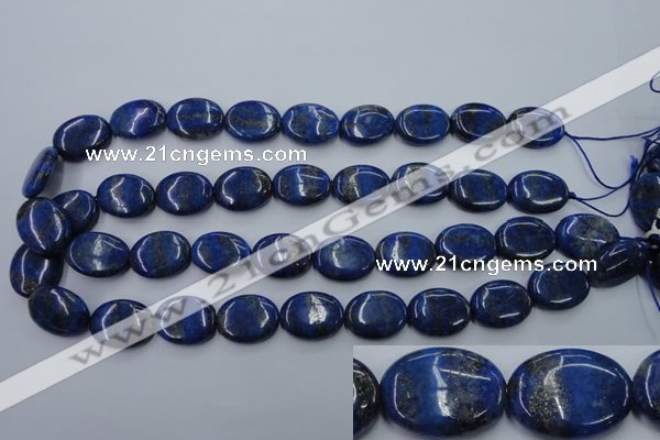 CNL754 15.5 inches 15*20mm oval natural lapis lazuli gemstone beads