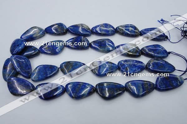 CNL778 15.5 inches 18*30mm freeform natural lapis lazuli gemstone beads