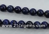 CNL852 15.5 inches 8mm round natural lapis lazuli gemstone beads