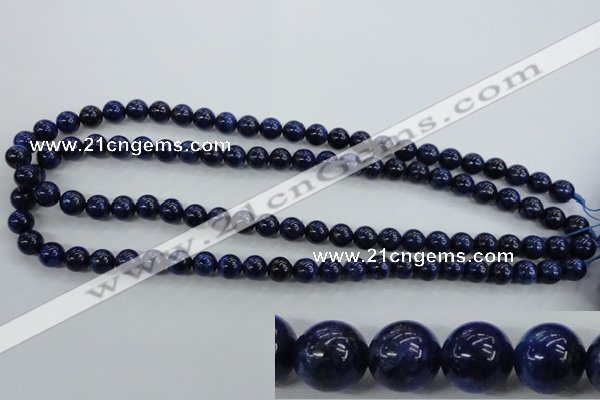 CNL852 15.5 inches 8mm round natural lapis lazuli gemstone beads