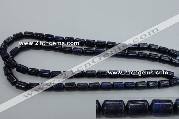 CNL883 15.5 inches 9*12mm tube natural lapis lazuli gemstone beads