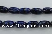 CNL891 15.5 inches 7*12mm rice natural lapis lazuli gemstone beads